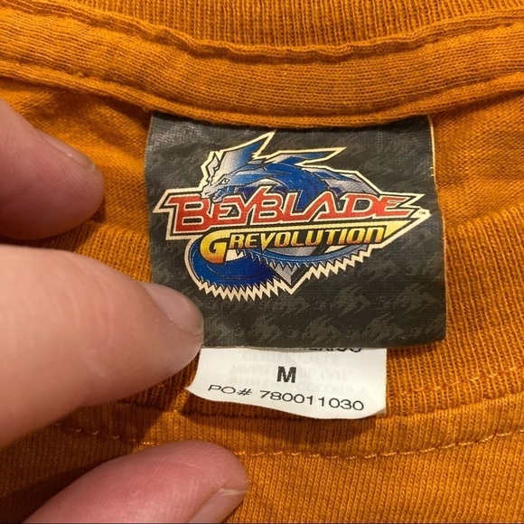 VINTAGE Y2K BEYBLADE G-REVOLUTION LONGSLEEVE SHIRT ANIME - Picture 4 of 4